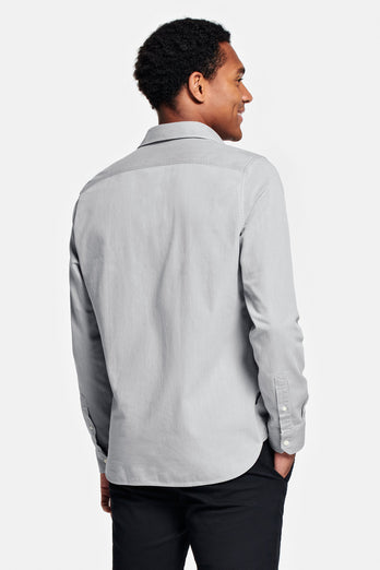 Louis * The Denim Shirt light grey men's denim shirt | MR MARVIS