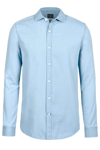 Charles * The Denim Shirt ultra light blue men's denim shirt | MR MARVIS