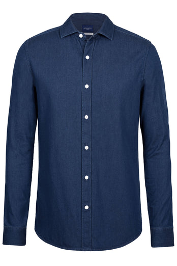 Davis * The Denim Shirt dark blue men's denim shirt | MR MARVIS