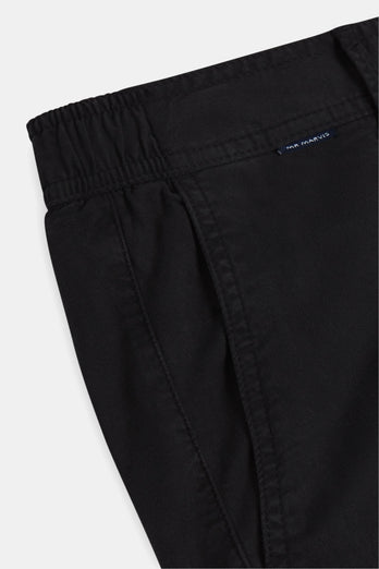 Blackjacks * The Longs black stretch cotton men's trousers | MR MARVIS