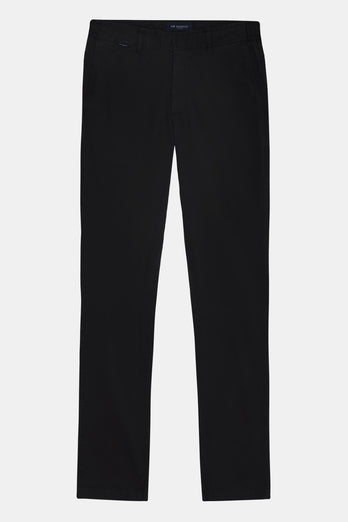 black stretch cotton men's trousers | MR MARVIS