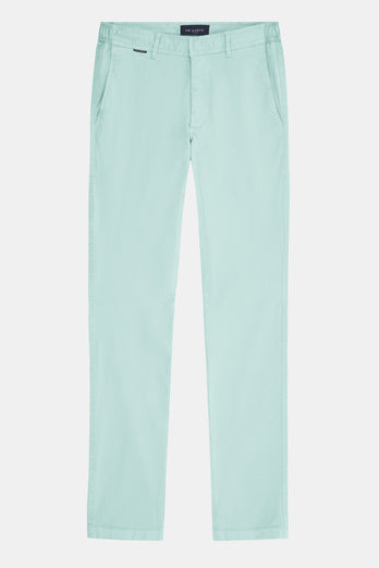Mints * The Longs mint green stretch cotton men's trousers | MR MARVIS
