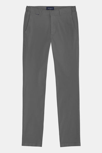 Newmans * The Longs mid grey stretch cotton men's trousers | MR MARVIS