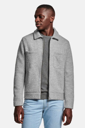 Oysters * The Wool Zip Shacket