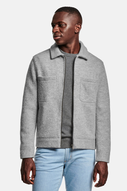 Oysters * The Wool Zip Shacket