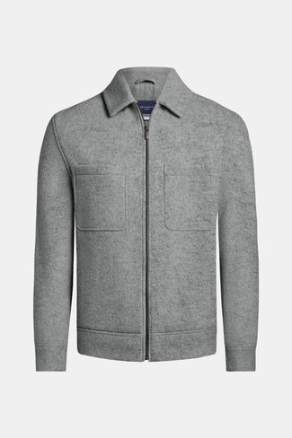 Oysters * The Wool Zip Shacket